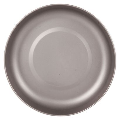 Assiette de Camping Lifeventure en Titane Gris