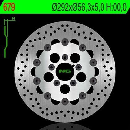 Disque de frein Rond NG flottant