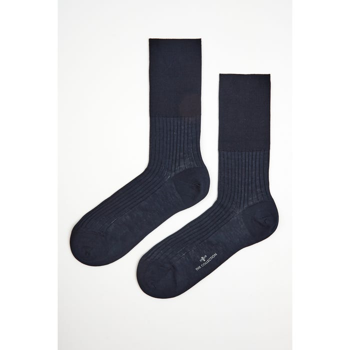 inSua THE COLLECTION-Effen sokken rib mercerised cotton - Insua The Collection