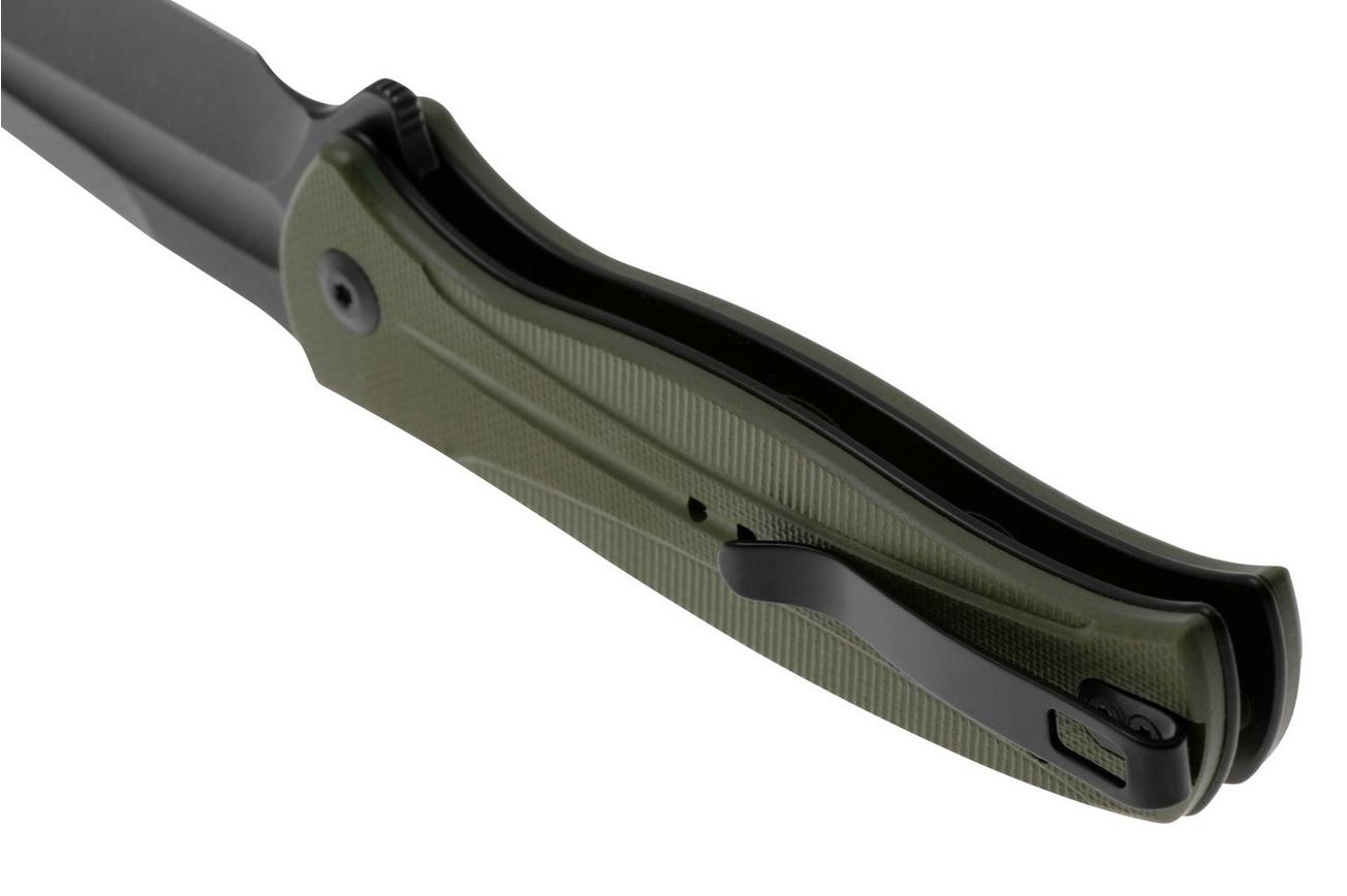 Civivi Incindie C23053-2 Black Stonewashed 14C28N, OD Green G10 zakmes