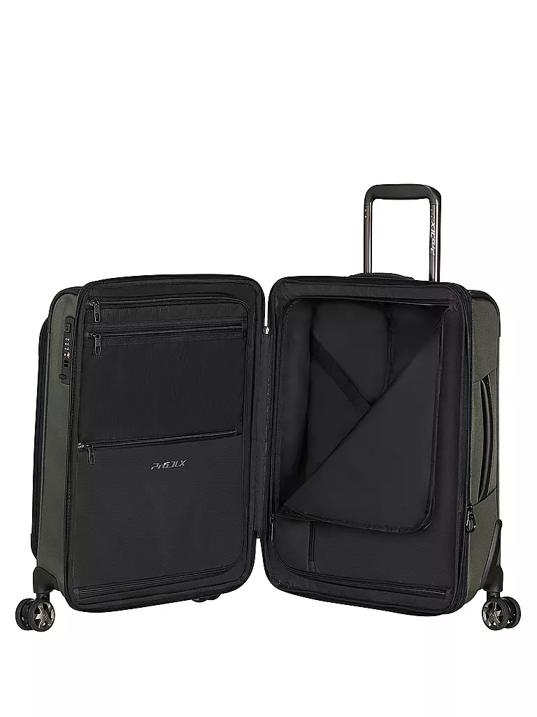 SAMSONITE Trolley PRO-DLX 6 55cm erweiterbar Green olive