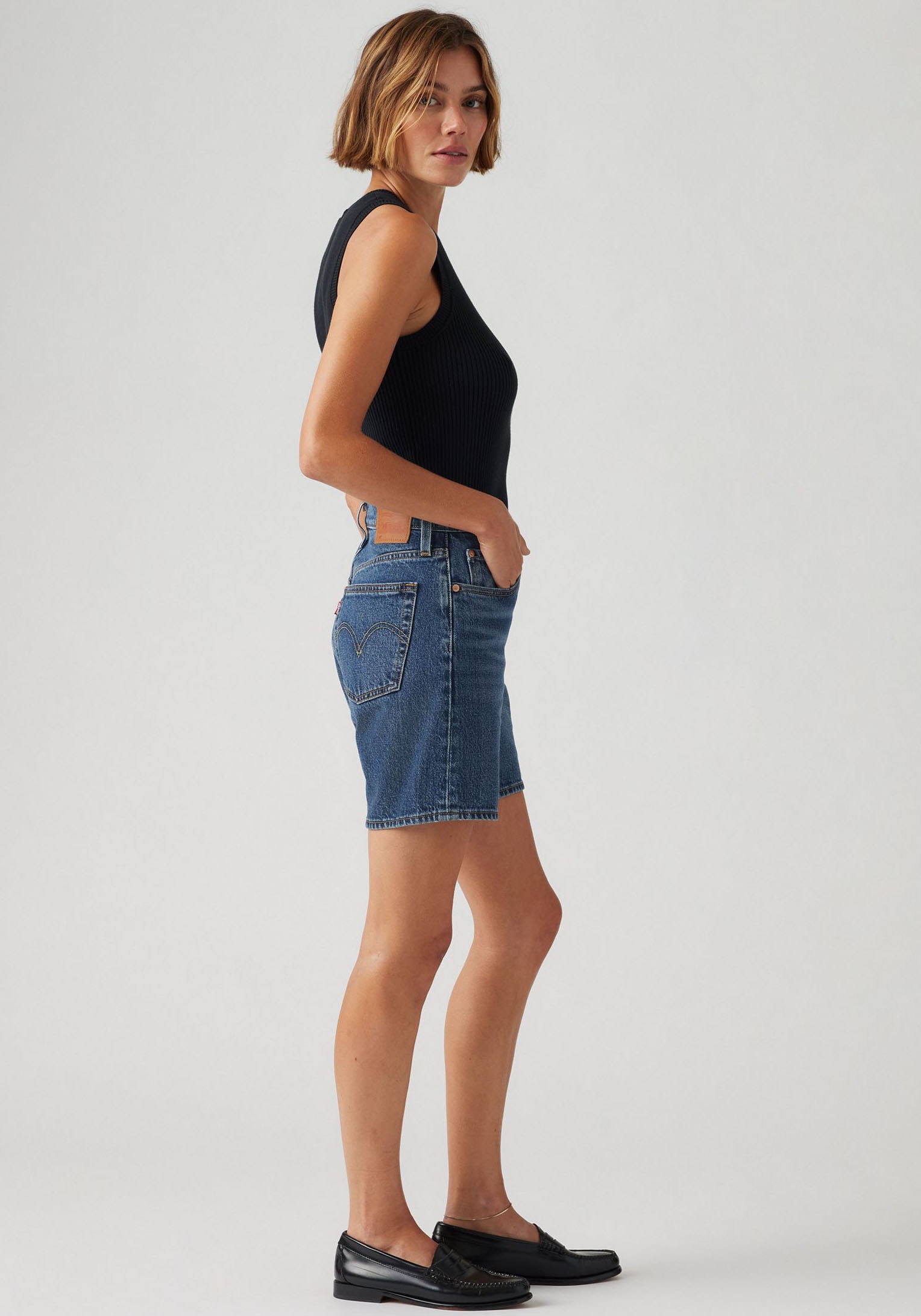 Levi's® Shorts »501MID THIGH SH«  Sommerhose Denim/Jeans in Baumwollqualität
