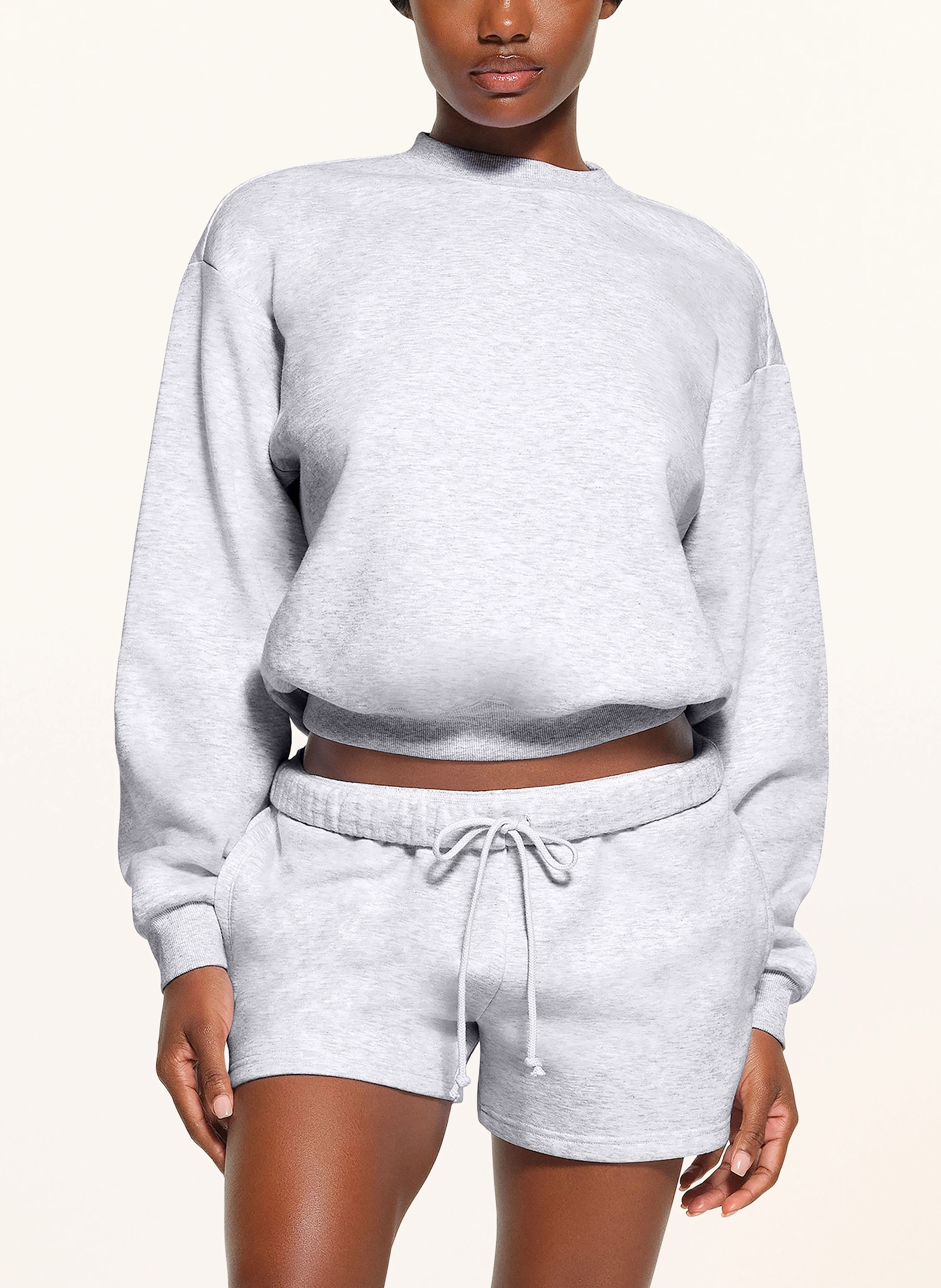 SKIMS Lounge-Sweatshirt COTTON FLEECE