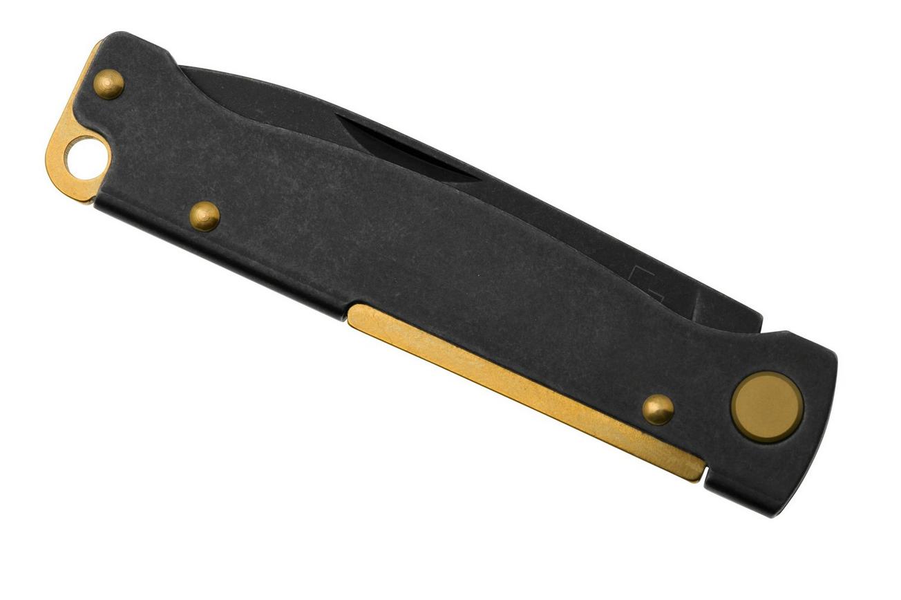 Böker Plus Atlas Blackwashed Brass 01BO859 zakmes