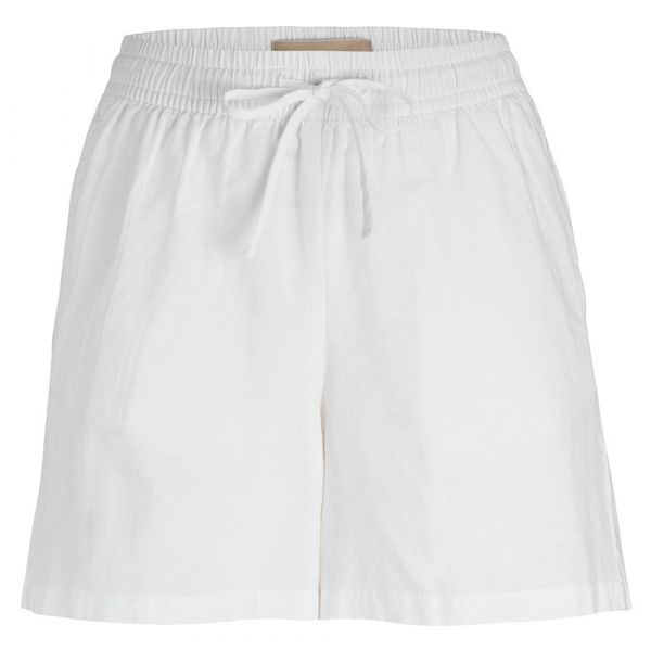 Jack & Jones Amy Linen Blend Shorts Branco L Mulher