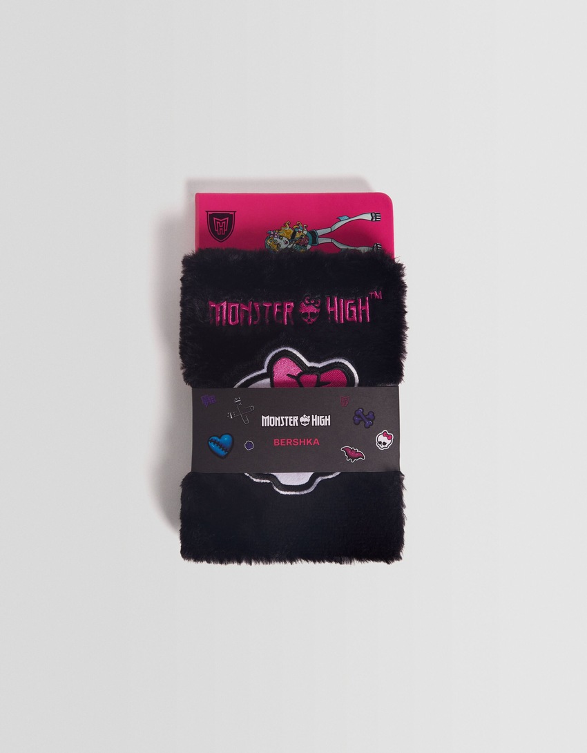 Pacote com 2 cadernos estampados de Monster High