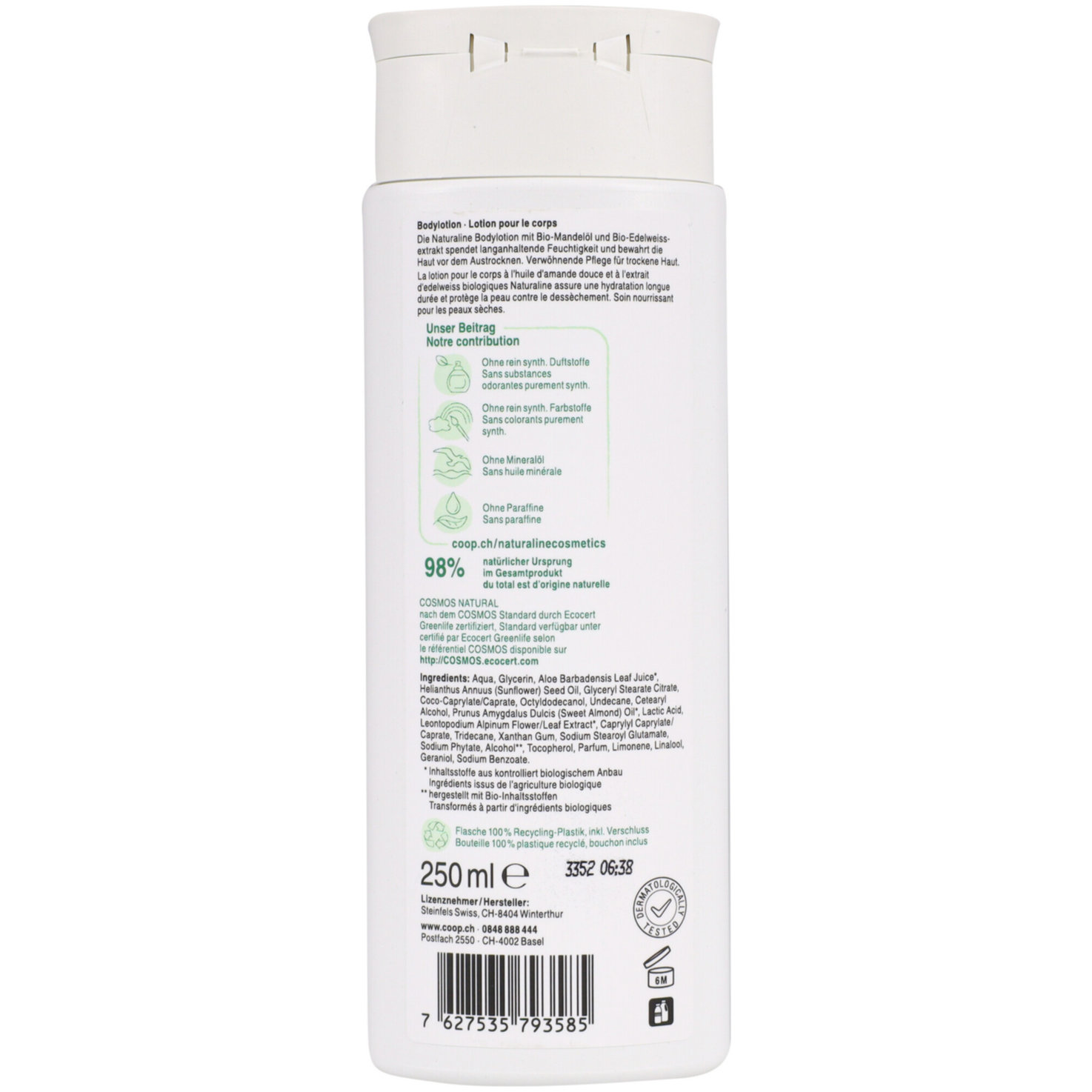 Naturaline Bodylotion Mandel / Edelweiss