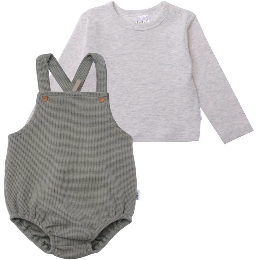 Liliput Zweiteiliges Set grau-oliv