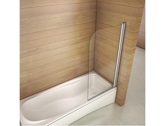 AICA SANITAIRE - Pare-baignoire Aica Pare baignoire 70x130cm verre anticalcaire écran de bai...
