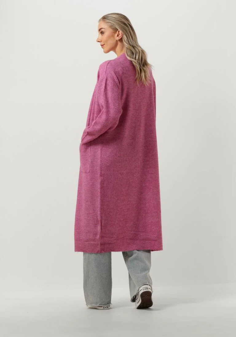Y.A.S. paarse y.a.s. vest yasbalis ls long knit cardigan