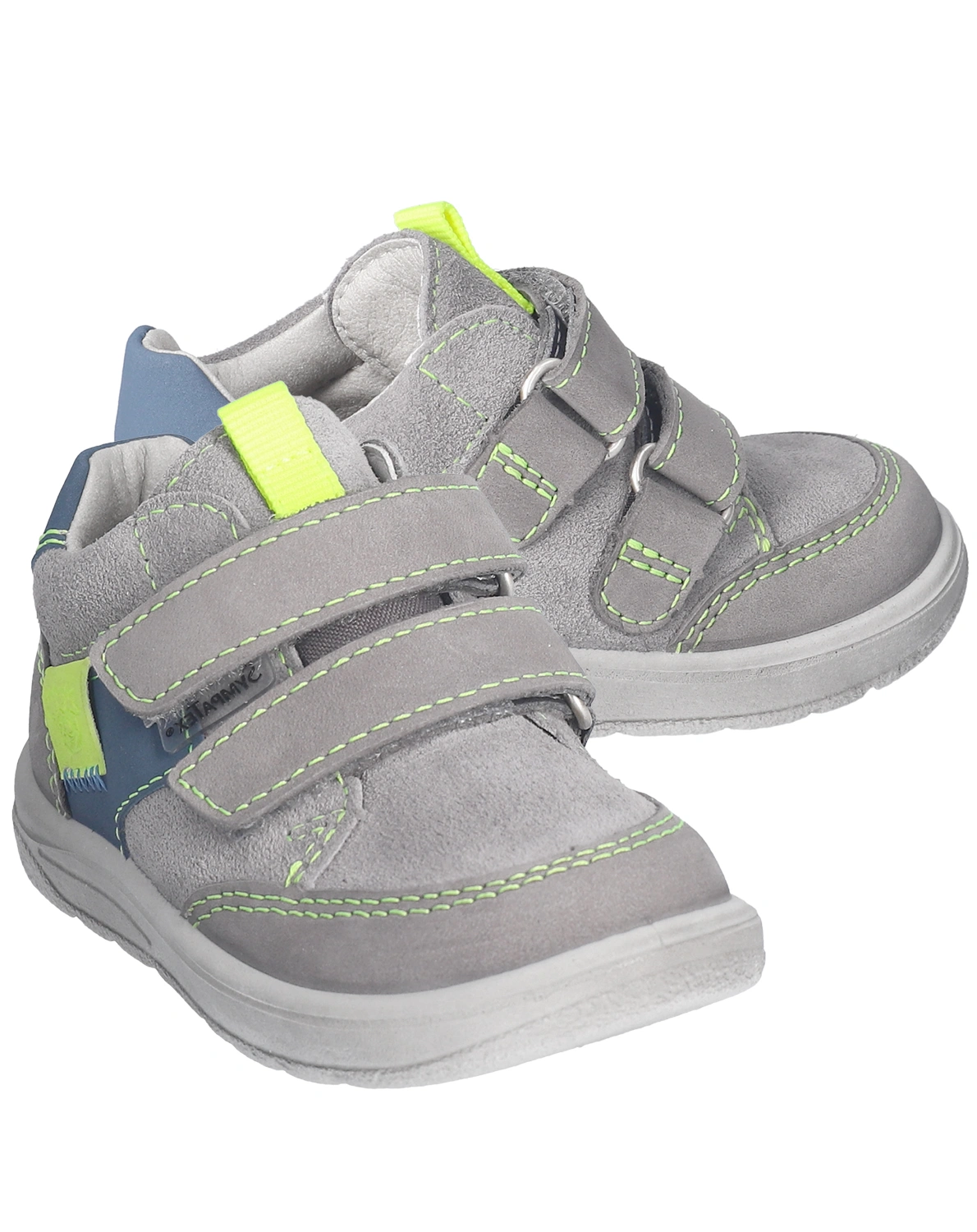 Klett-Lauflernschuhe KITO in graphit/blau