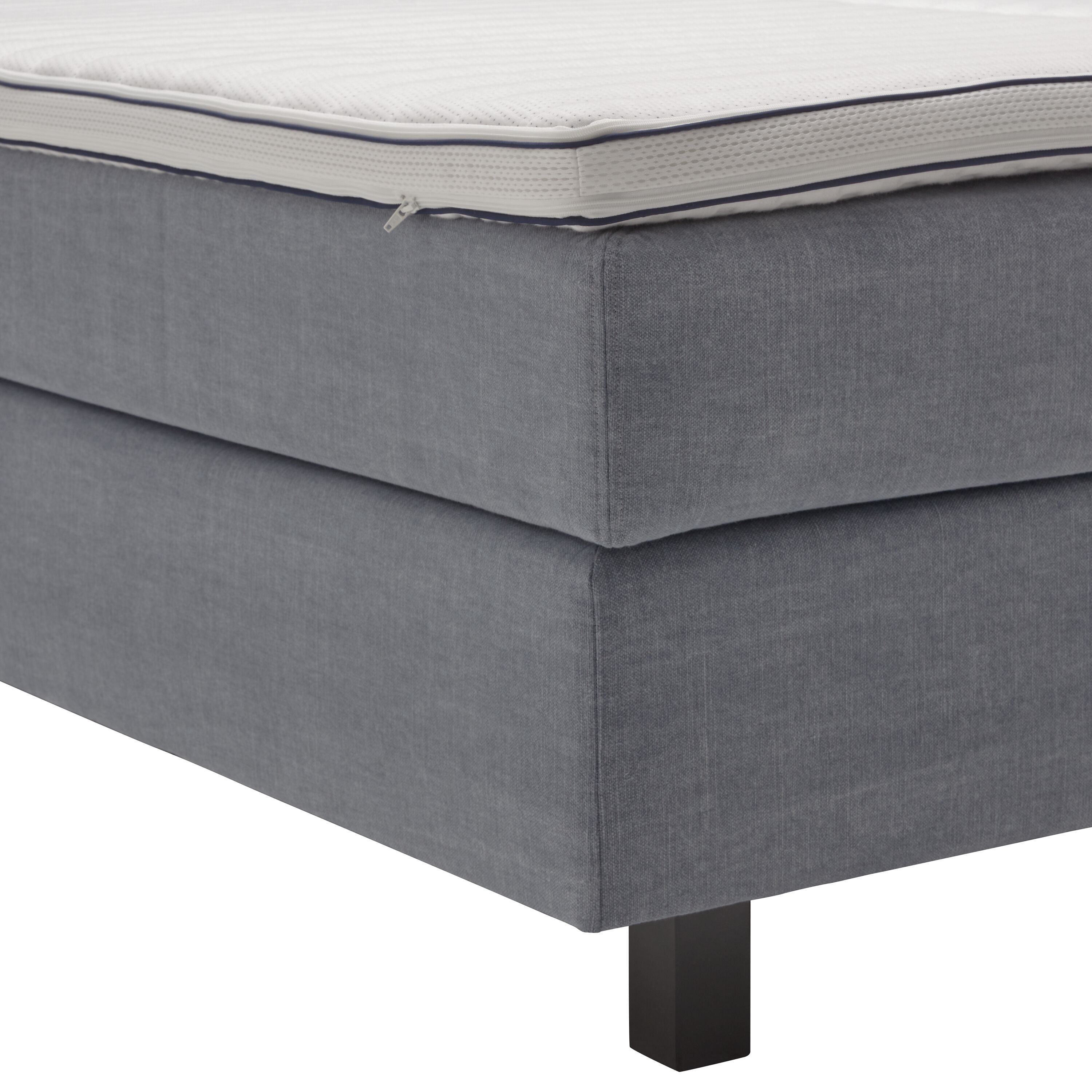 bico GOODNIGHT Boxspringbett - Mittelblau / B: 160.0 cm x T: 200.0 cm