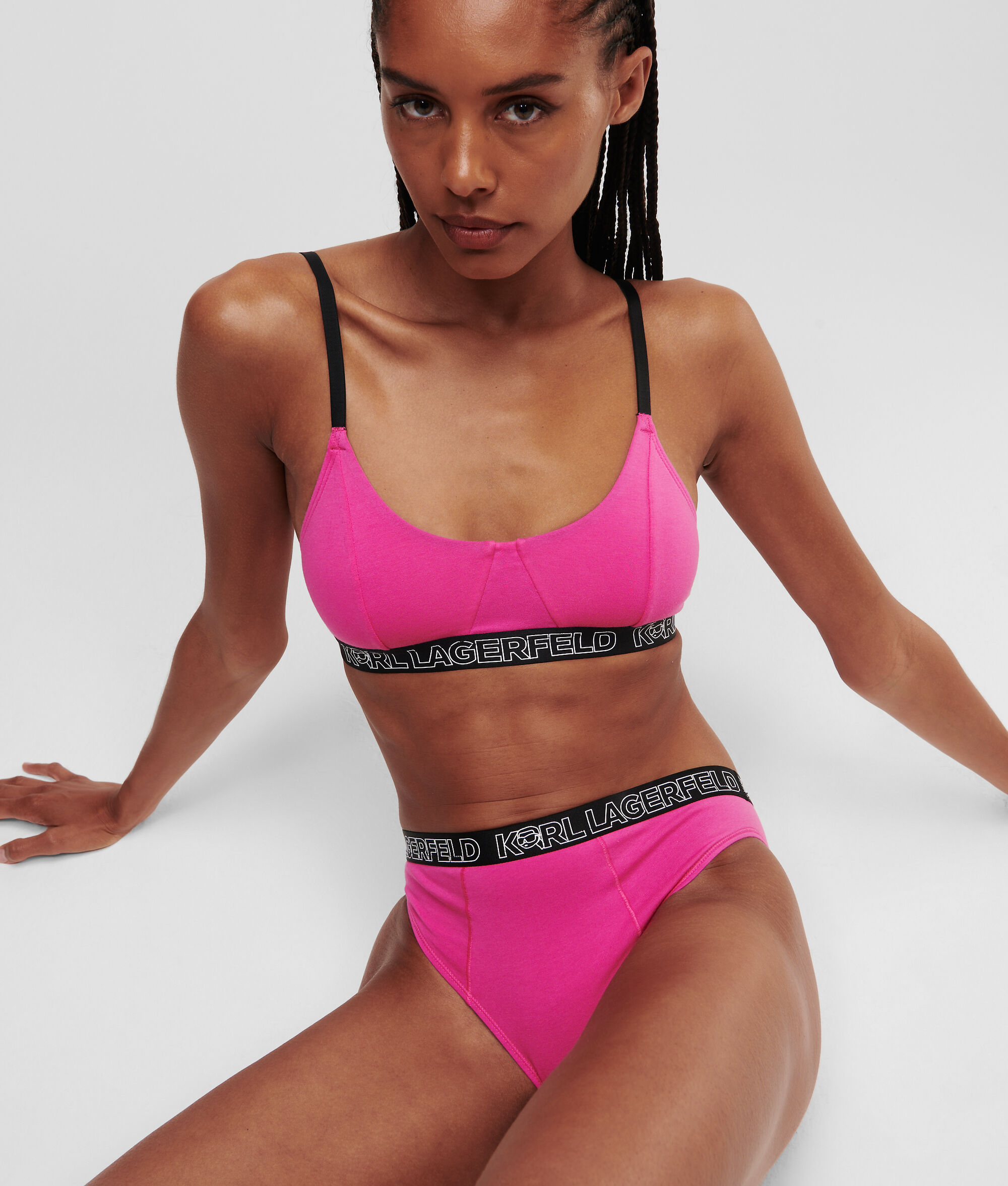 CULOTTE TAILLE HAUTE AVEC LOGO KARL IKONIK
