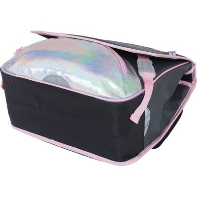 Cartable Cosmic Girl - 38 cm - 2 compartiments - gris anthracite - Oberthur