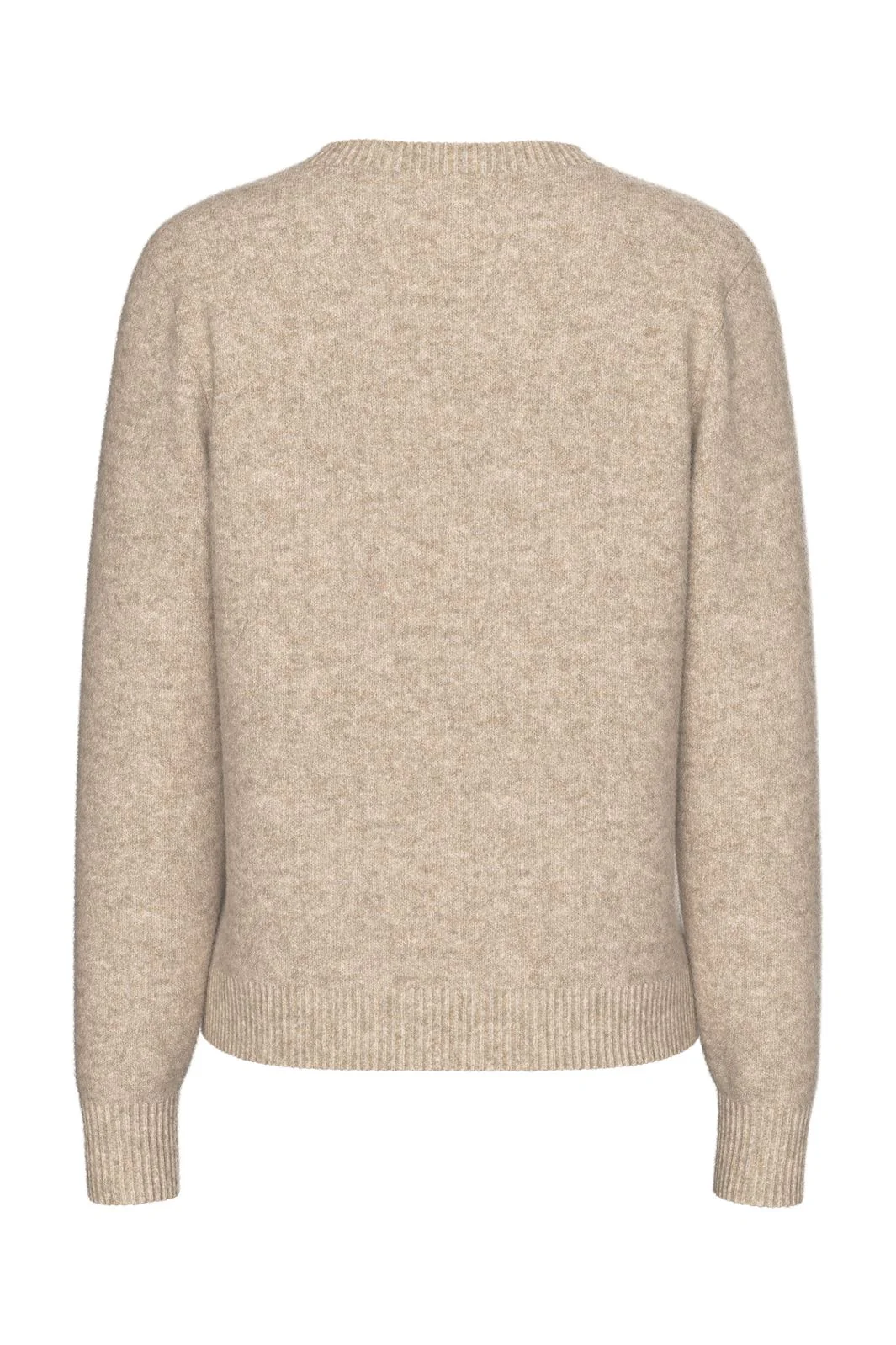 Pieces Pcmalou Ls Knit Cardigan 4635853 taupe gray melange