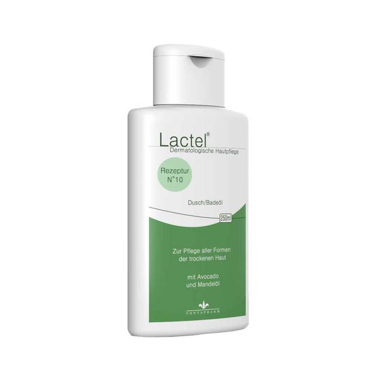 Lactel Nr.10 Dusch/Badeöl, 250 ml