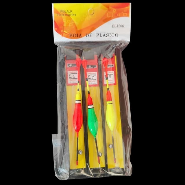 3-pak blyagn Flydebøje fiskegrej Fishing Fish Float Drift Set 6m line