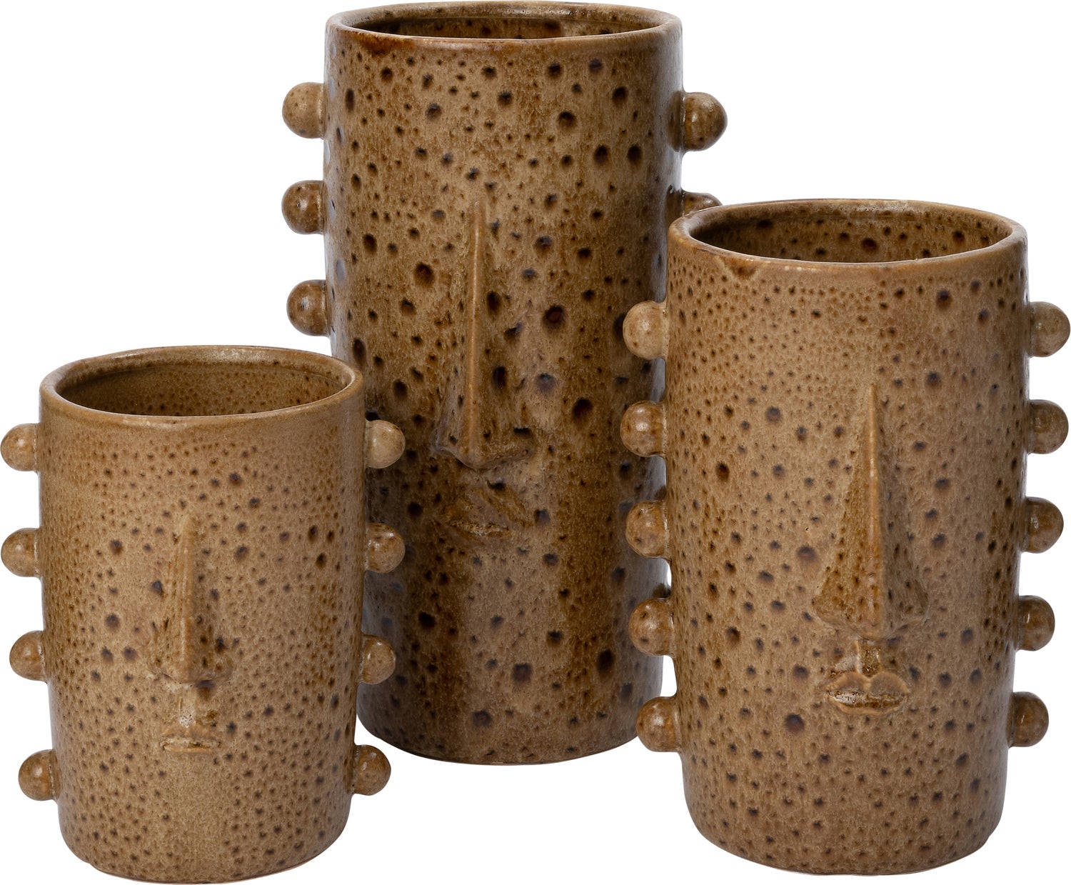 Intratuin bloempot Mynte bruin 15,5 x 14,5 x 21 cm