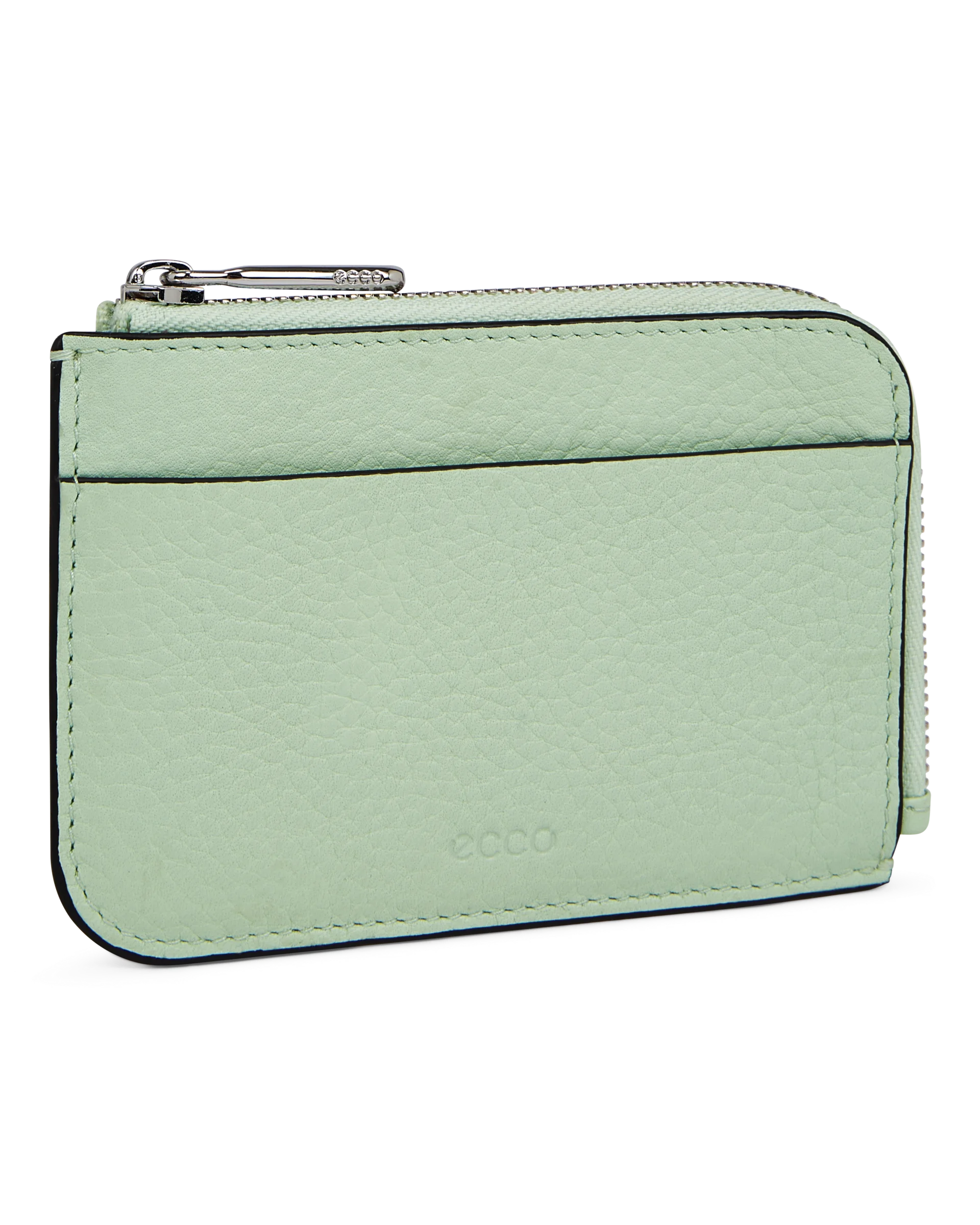 ECCO Card Case Kartenetui aus Leder Grün 8X12X1,5 cm