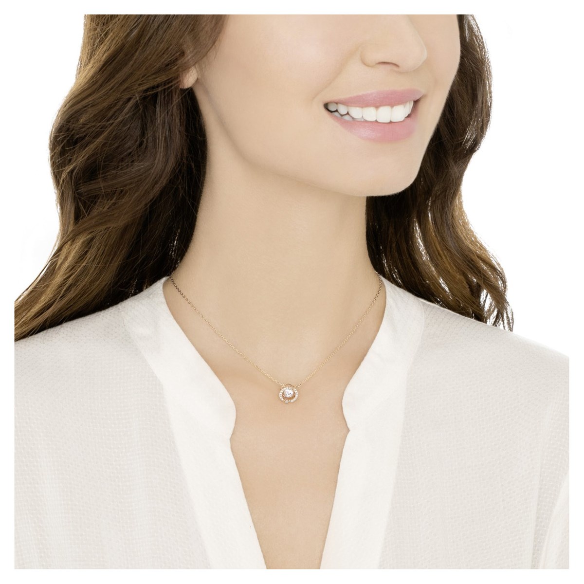 Collier Swarovski Sparkling rosé