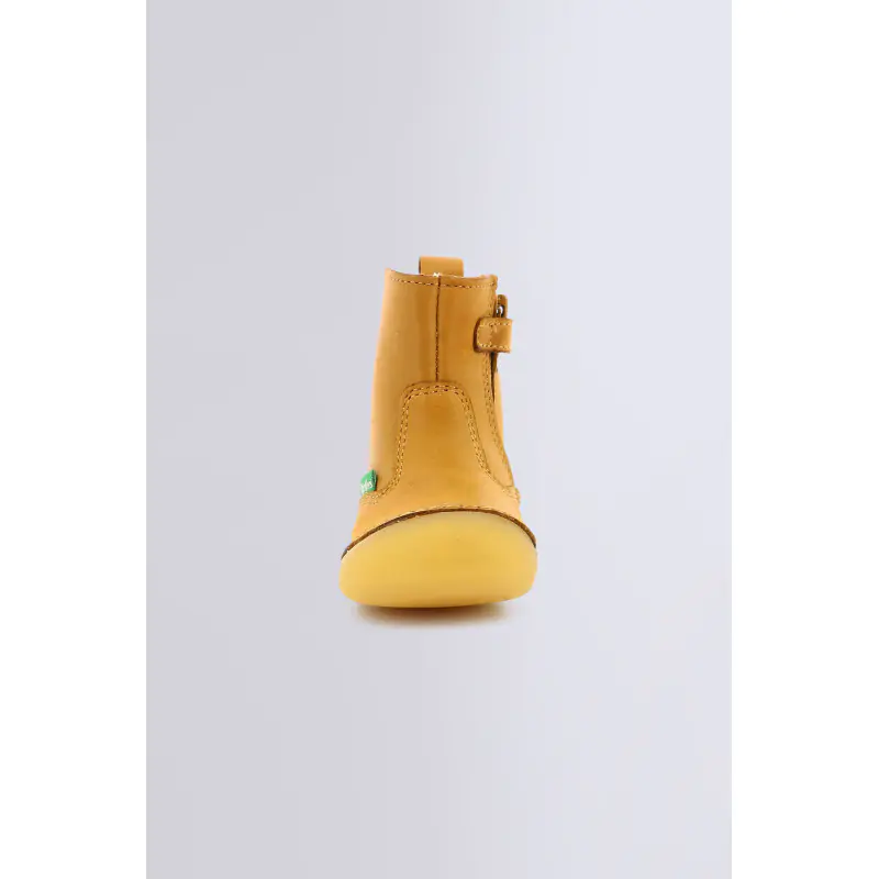 SOCOOL CAMEL CLAIR BOOTS Cuir Mixte