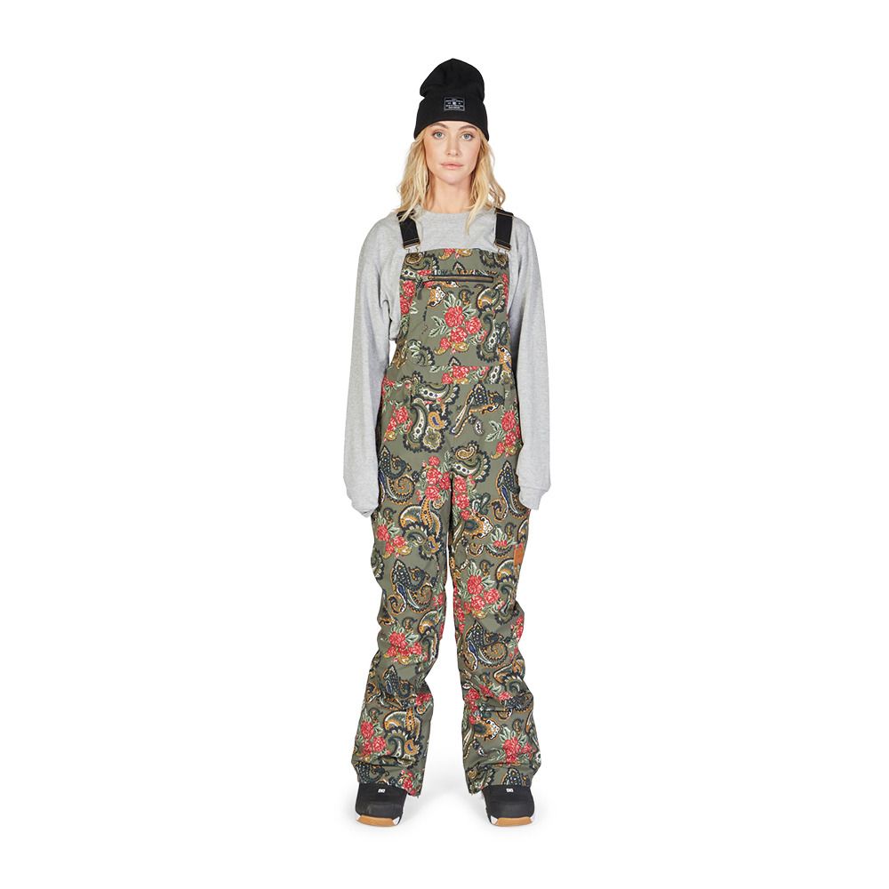 DC Shoes CRUSADE - Salopette snow Femme paisley ivy green
