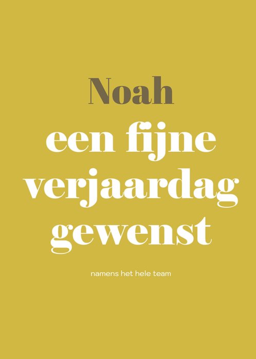 Greetz | Verjaardagskaart | Aanpasbare naam