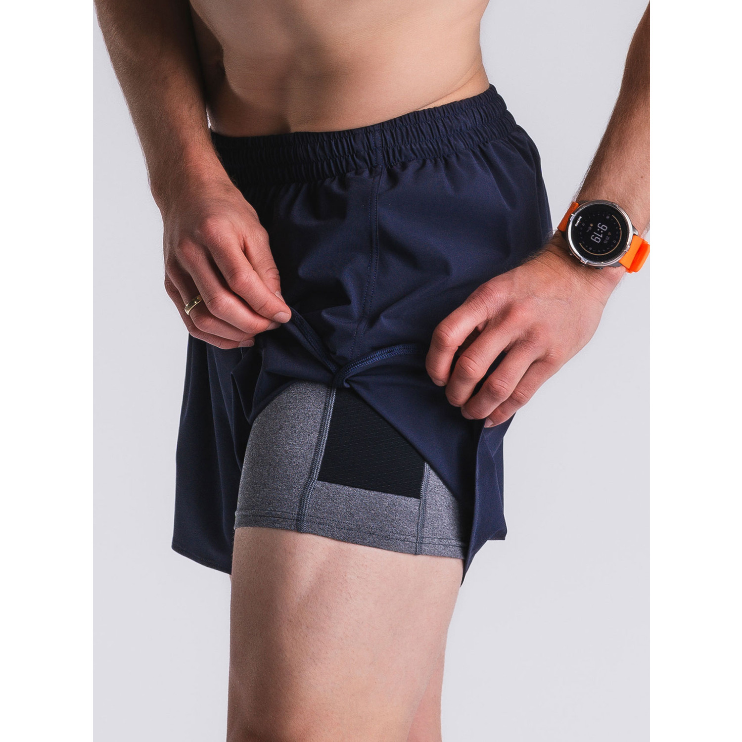 Fusion Run Shorts 2in1 Heren