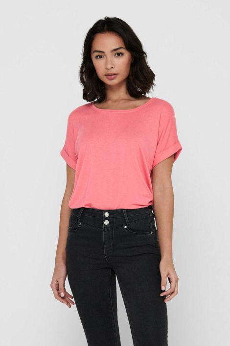 Only roze dames t-shirt