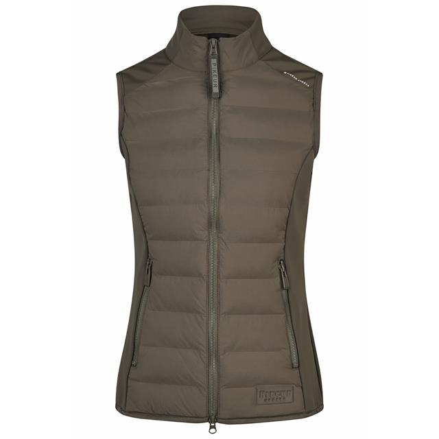Bodywarmer Pikeur Sports Hybrid Donkergroen