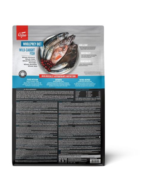 Orijen Whole Prey Six Fish Cat Sardines&Heek - Kattenvoer