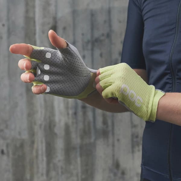 Gant vélo route POC AGILE SHORT GLOVE LEMON CALCITE