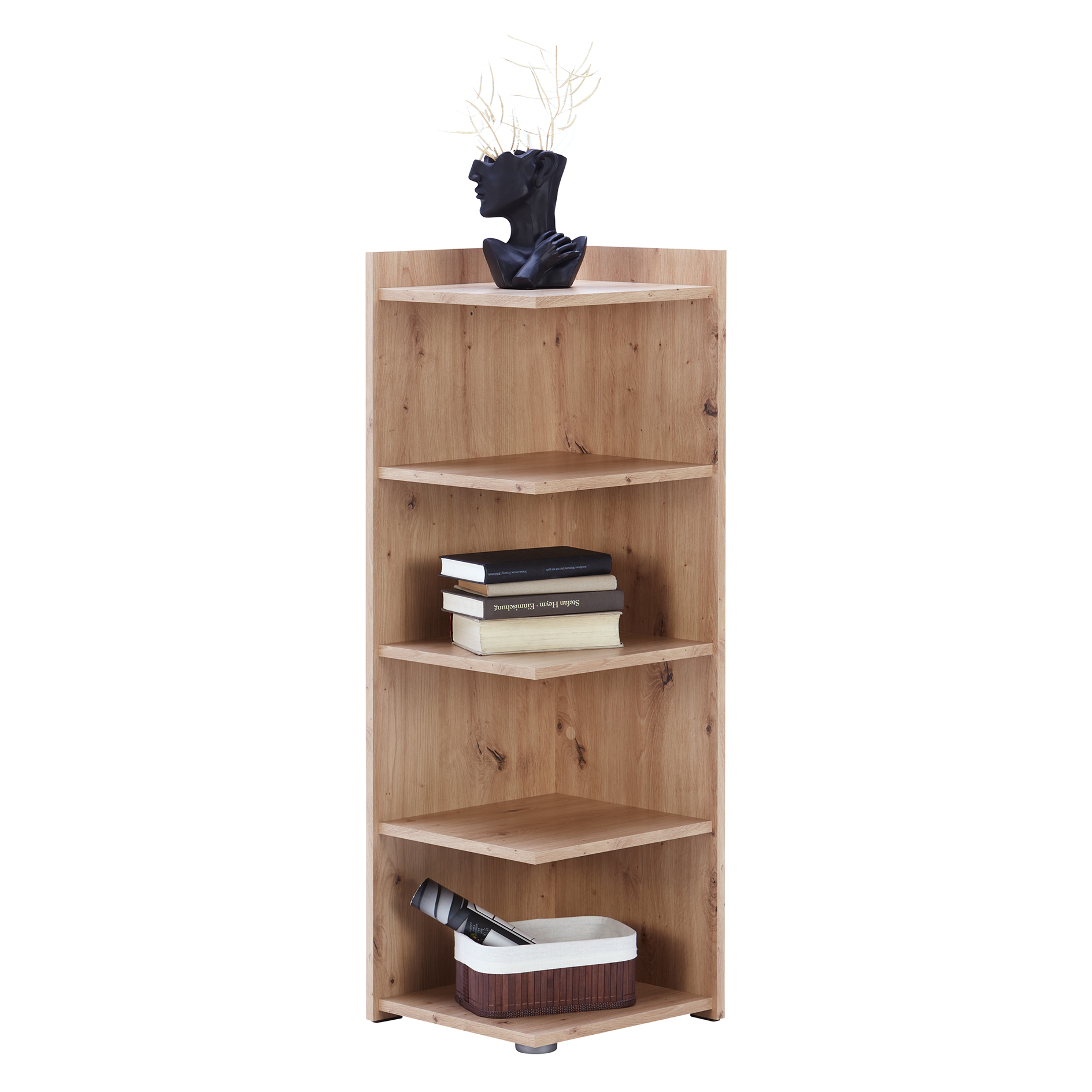 Eckregal - Artisan Eiche - 110 cm hoch