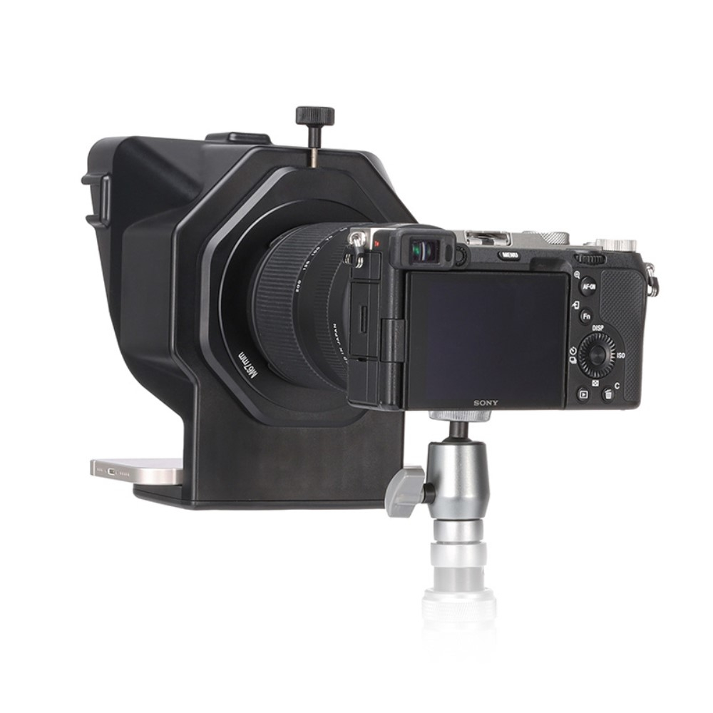 Smartphone Teleprompter mit Bluetooth Fernbedienung und 1/4