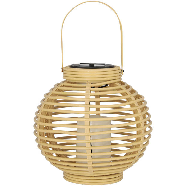 Blokker Solar lampion Toscana - beige - 21cm