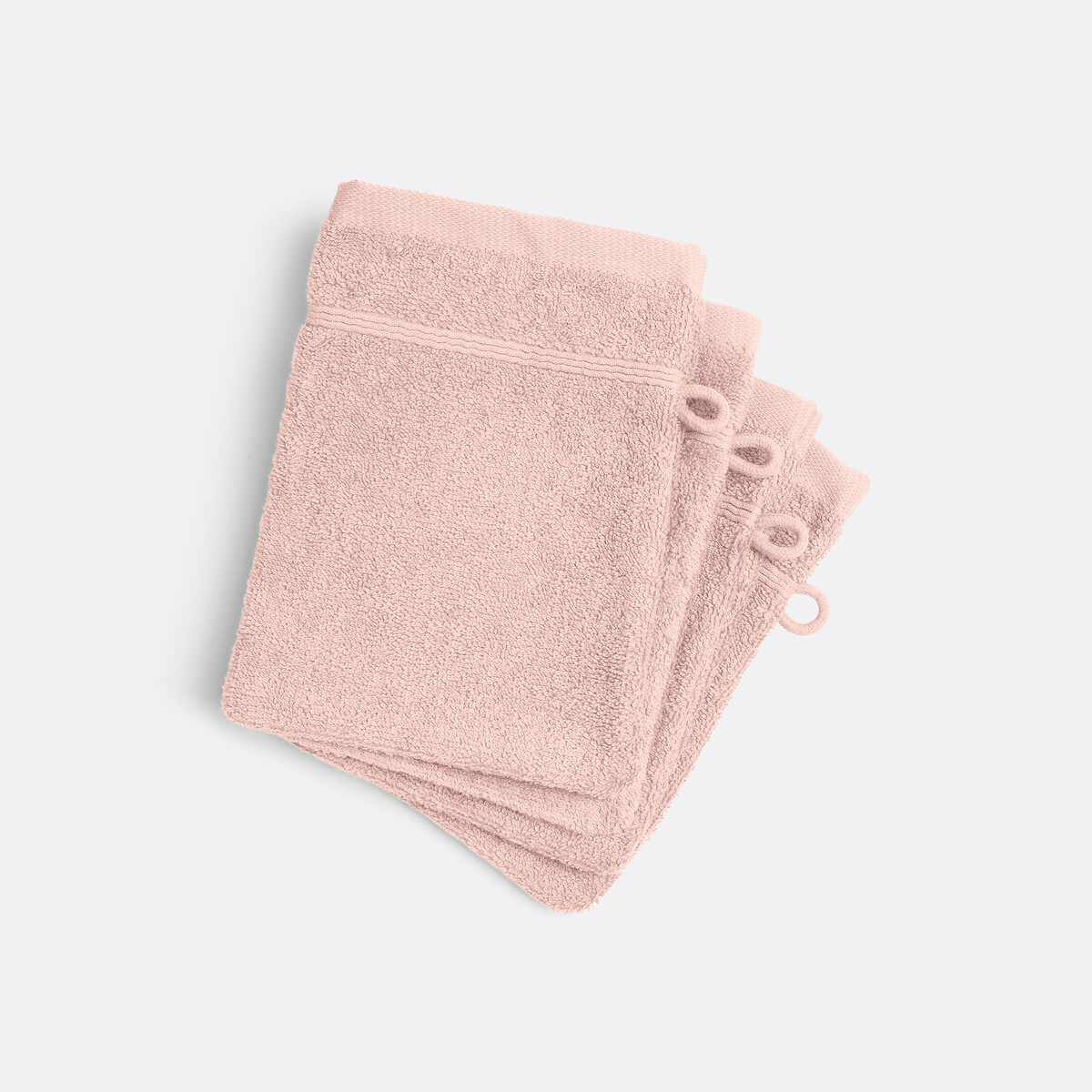 LA REDOUTE INTERIEURS<br>Conjunto de 4 toalhas de rosto em tecido felpudo bouclette, Zavara