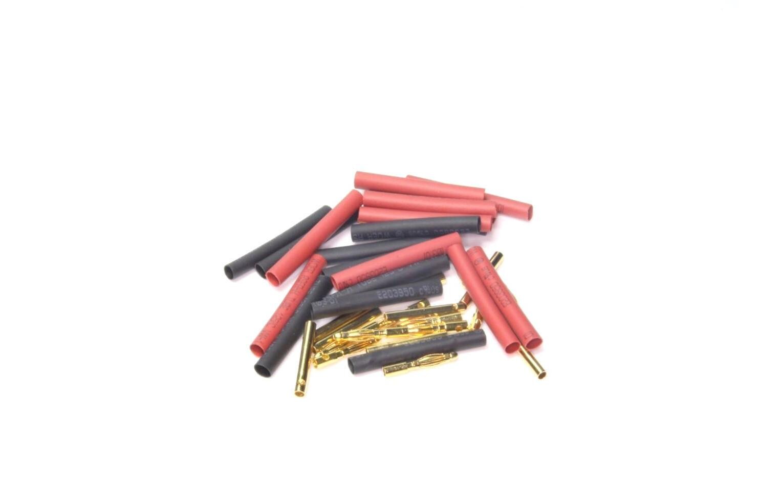 Stecker 2 mm Gold 10 Paar2 mm Goldstecker / Buchsen
