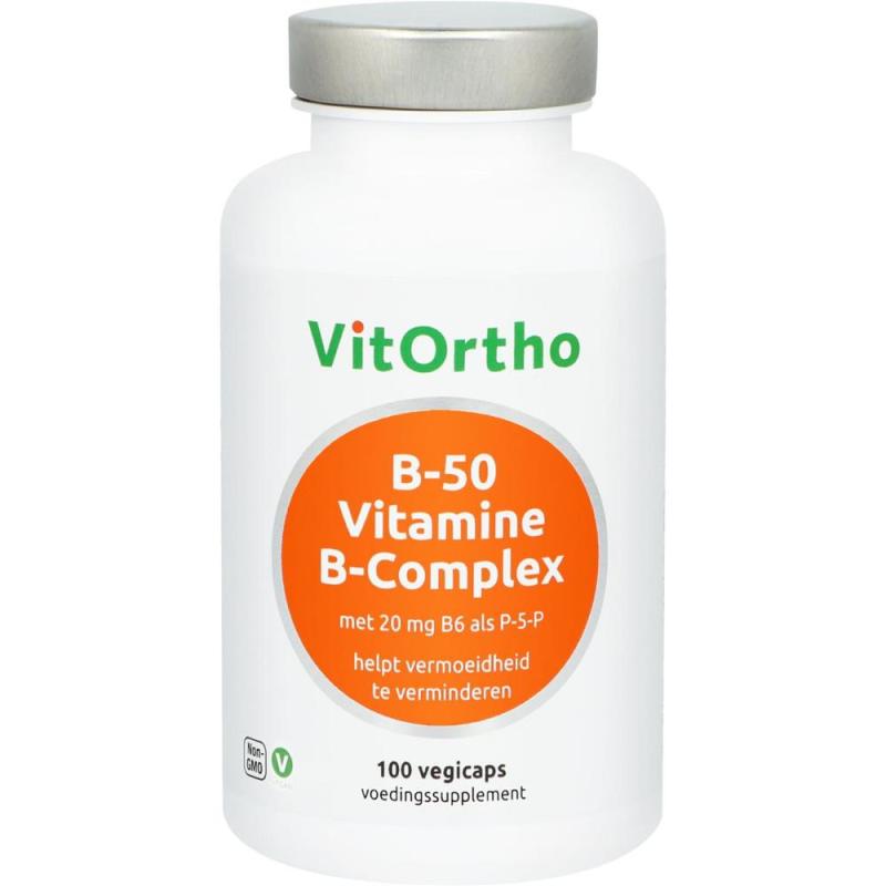 Vitortho B-50 Vitamine B-Complex 100 capsules