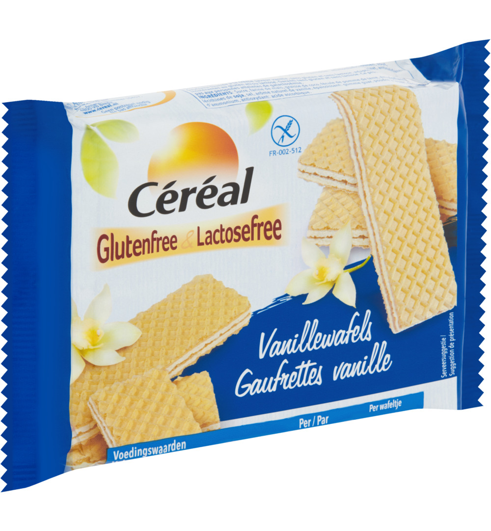 Céréal Vanille wafels glutenvrij bio (125 gr)