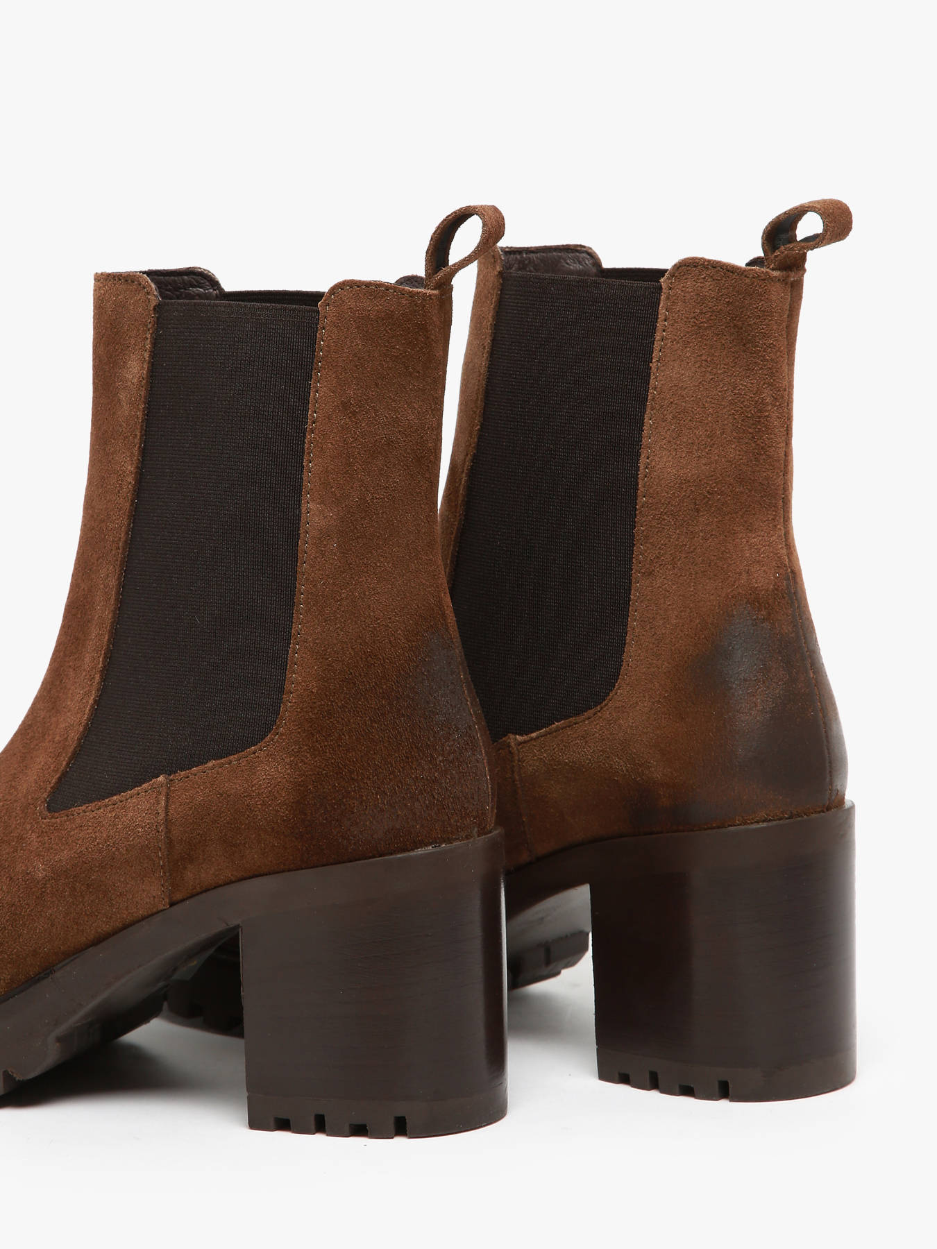 Bottines  talon en cuir WE DO