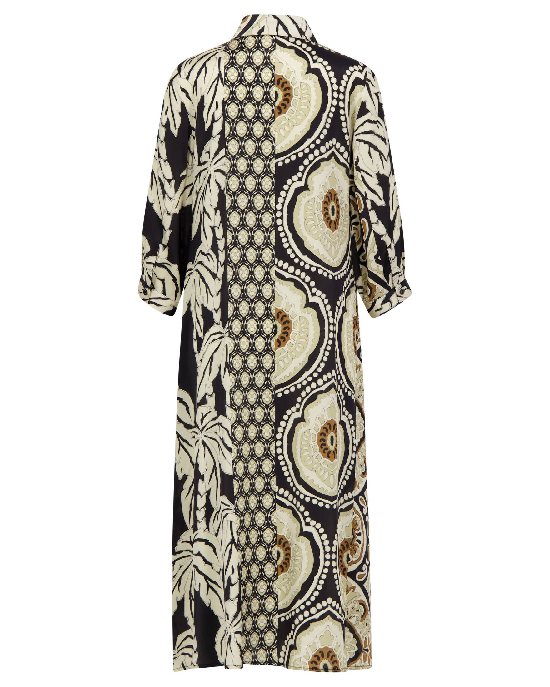 Shirtaporter| Damen Hemdblusenkleid aus Stretchseide
