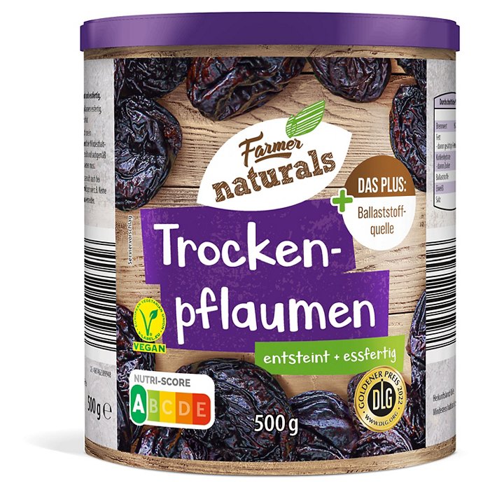 FARMER NATURALS Trockenpflaumen 500 g