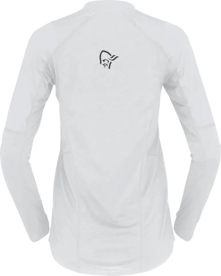 Norrøna Women's Senja Equaliser Lightweight Long Sleeve Snow White