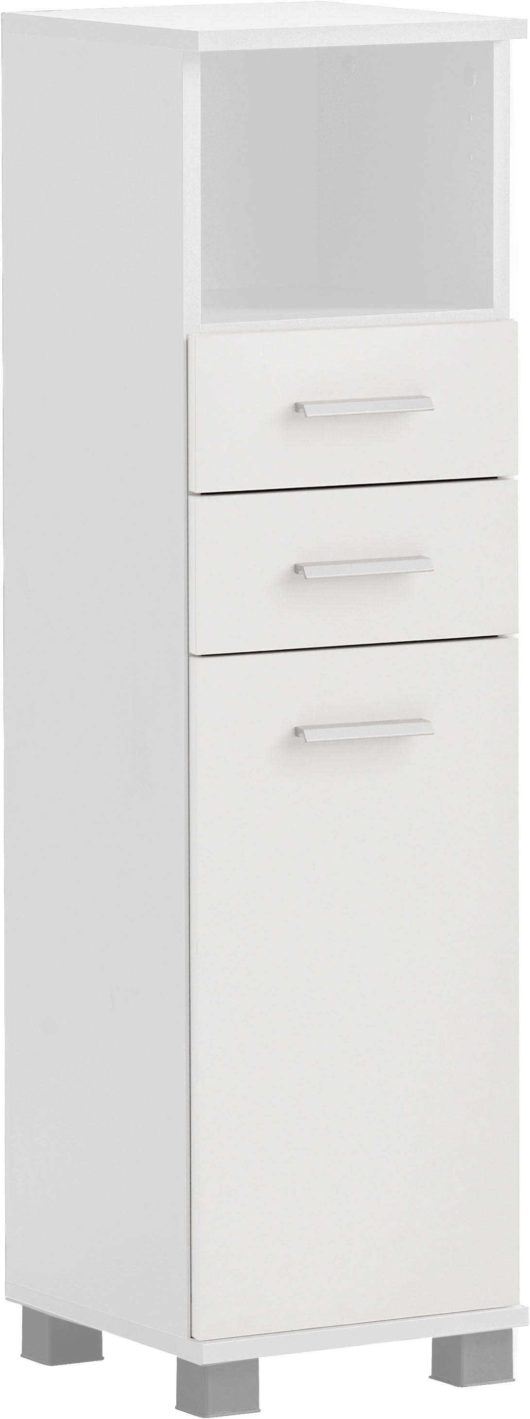 welltime Midischrank »Palermo, Breite 30 cm« Wechselbarer Türanschlag, Metallbeschläge