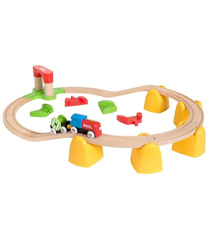 BRIO MY FIRST Schienen m. Batteriezug - 25 Teile - Bunt 33710
