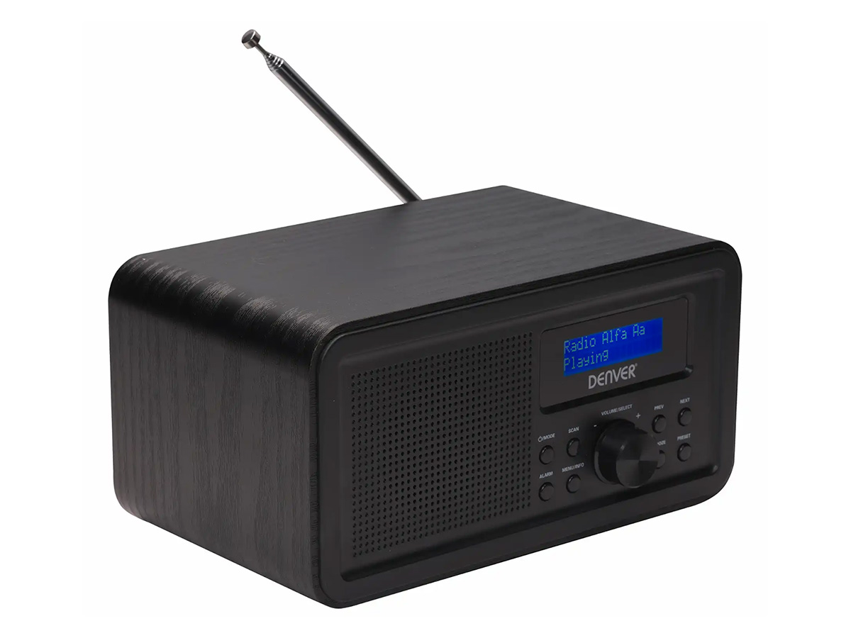 Denver DAB30 DAB+/FM Radio - Black
