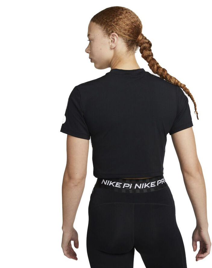 Nike Pro Dri-FIT Cropped Graphic T-shirt Sort
