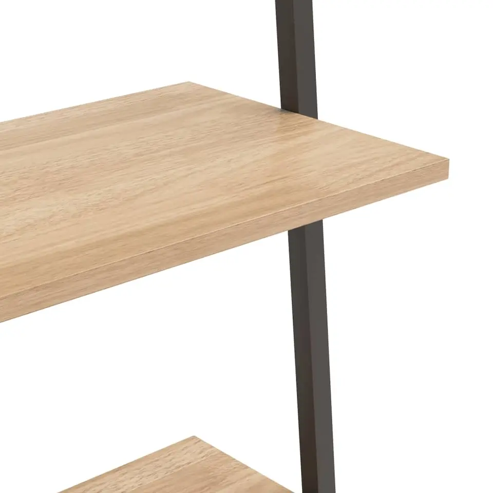 vidaXL - Ladderrek - Bruin - Bewerkt hout