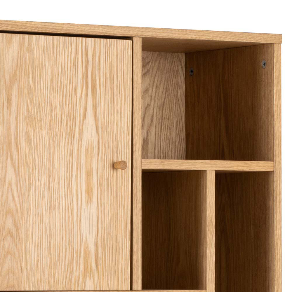 Boekenkast Alrik M eiken