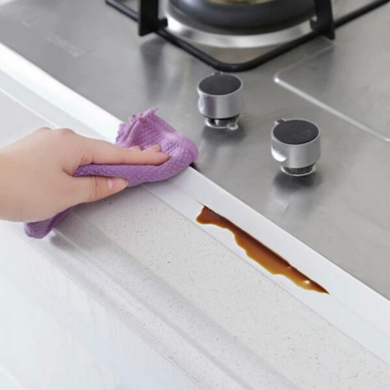 (22mmx3.2m) Selbstklebendes Badezimmer Fugenband Dichtungs Streifen Tape für Dusche / Badewanne / Küche - Weiss